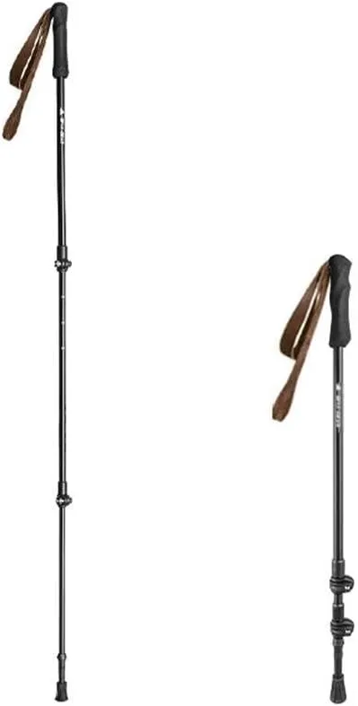 100% Carbon Fiber Trekking Poles – Ultralight Collapsible Hiking Poles with Quick Flip-Locks, Ergonomic Foam Grips, and Tungsten Tips – Durable and Adjustable Walking Sticks for Hiking and Backpacking