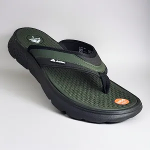 ADDA HYBRID1 OLIVE/BLACK Men's Slipper/Chapple/Flip flop