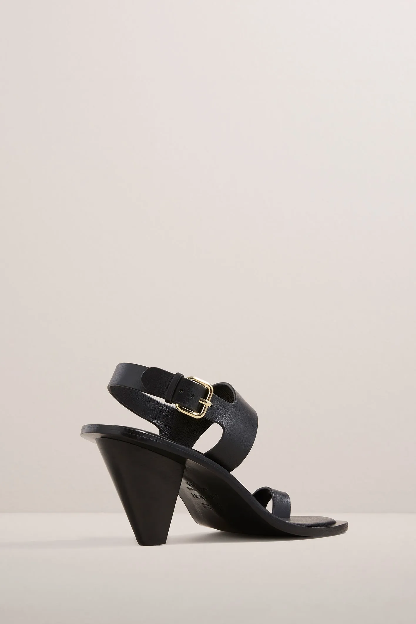 A.Emery | The Leland Heeled Sandal - Black