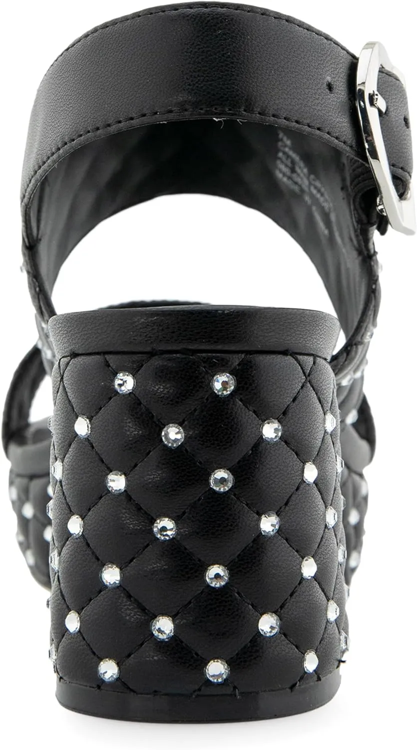Aerosoles Women's Camera Crystal Heeled Sandal