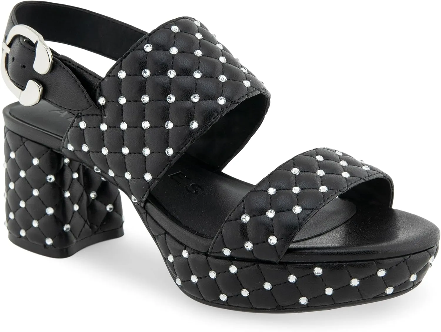 Aerosoles Women's Camera Crystal Heeled Sandal