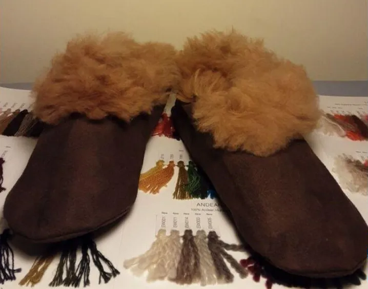 Alpaca Slippers Scuff Indoor/Outdoor Unisex