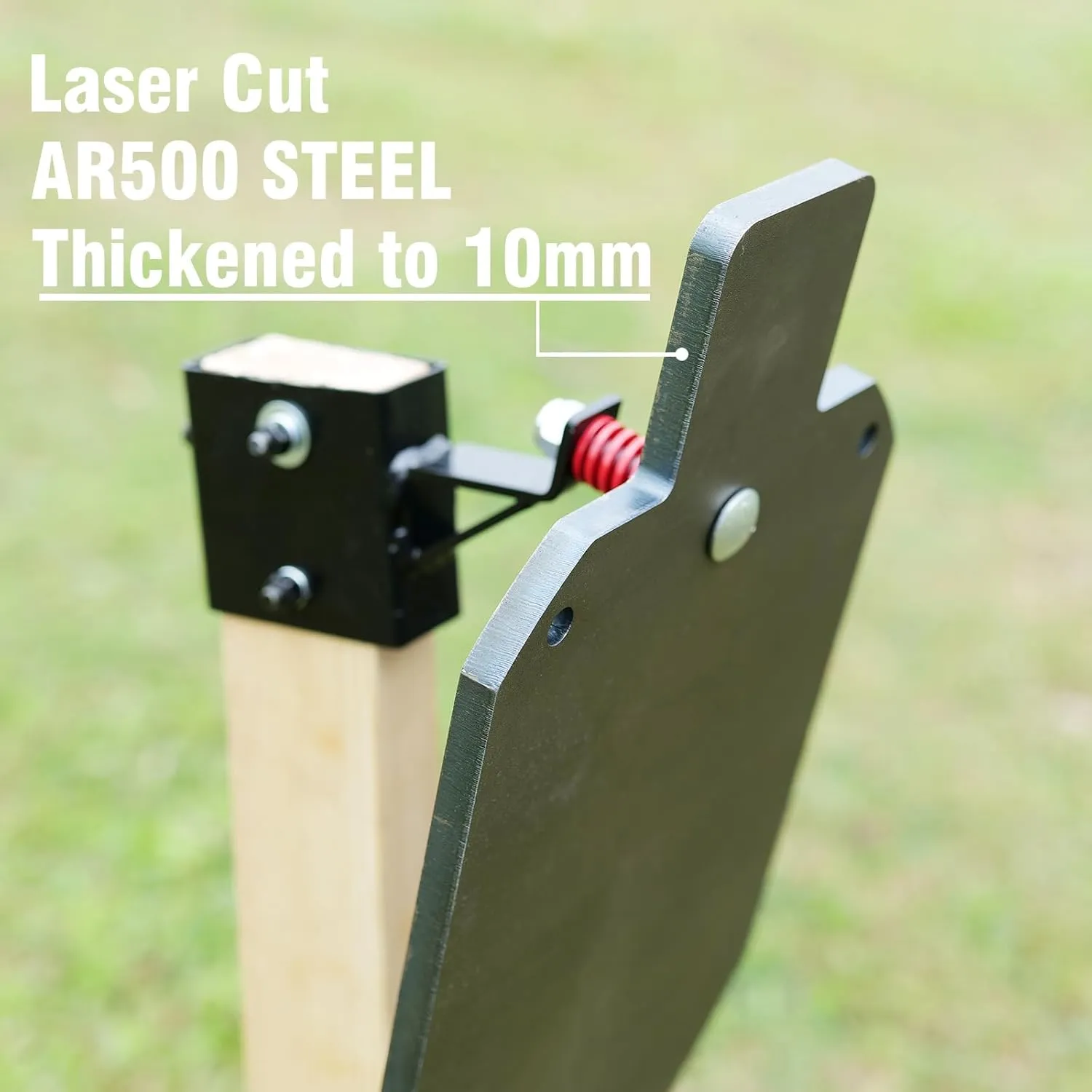 AR500 Steel Targets for Shooting 3/8 Inch, AR500 Silhouette and Steel Target Hangers/Kit, Magnetic Stencils, Sold Separately