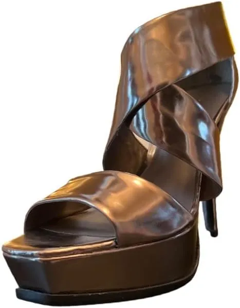 Authentic Pour La Victoire Tifara Strappy Stacked Open Toe Platform Heel Sandal Pumps - Back Zipper - Women's Designer Shoes - Women's Fashion Shoes