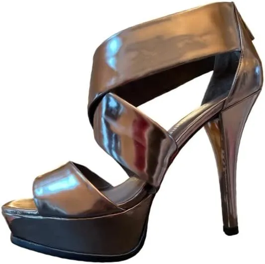 Authentic Pour La Victoire Tifara Strappy Stacked Open Toe Platform Heel Sandal Pumps - Back Zipper - Women's Designer Shoes - Women's Fashion Shoes
