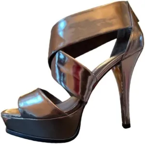 Authentic Pour La Victoire Tifara Strappy Stacked Open Toe Platform Heel Sandal Pumps - Back Zipper - Women's Designer Shoes - Women's Fashion Shoes