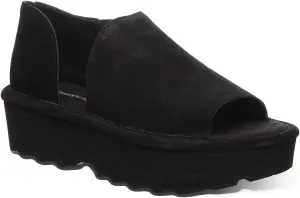 BEARPAW Women's Sail Black Sandal Size 6