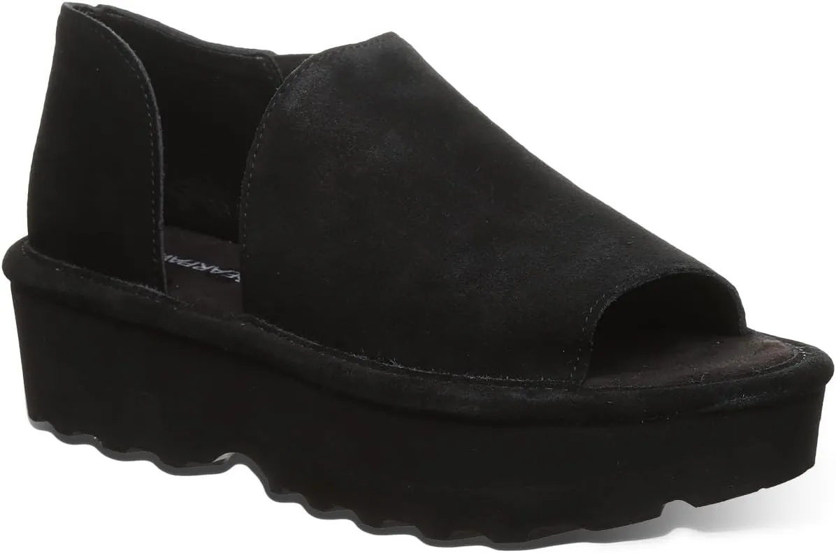 BEARPAW Women's Sail Black Sandal Size 6