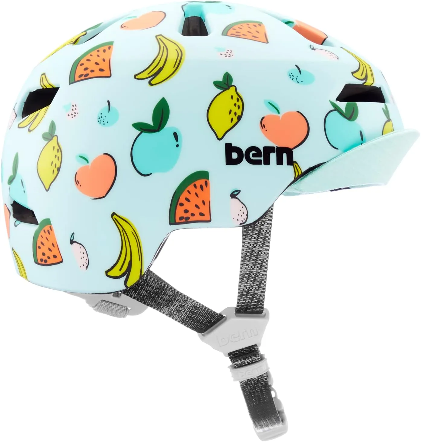 Bern Nino 2.0 Kids Bike Helmet, Lightweight, Adjustable fit, Soft flip Visor, for Children Ages 5 to 8