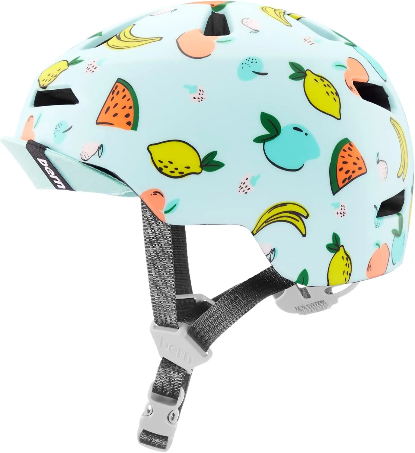 Bern Nino 2.0 Kids Bike Helmet, Lightweight, Adjustable fit, Soft flip Visor, for Children Ages 5 to 8