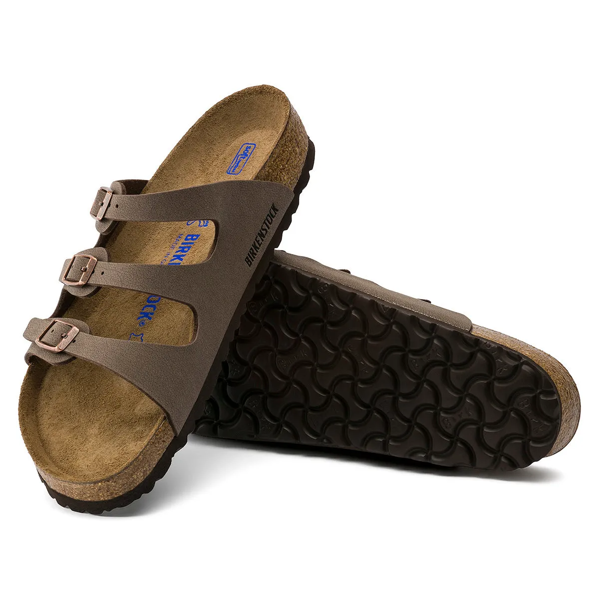 Birkenstock 53881 Florida Soft Footbed Mocha Birkibuc