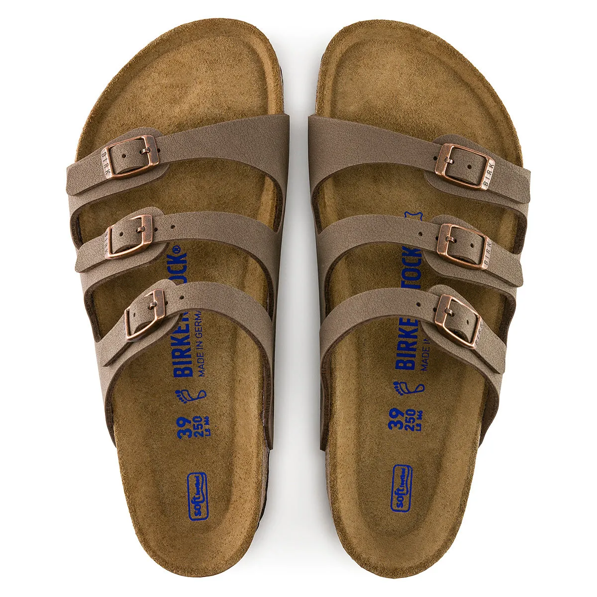 Birkenstock 53881 Florida Soft Footbed Mocha Birkibuc