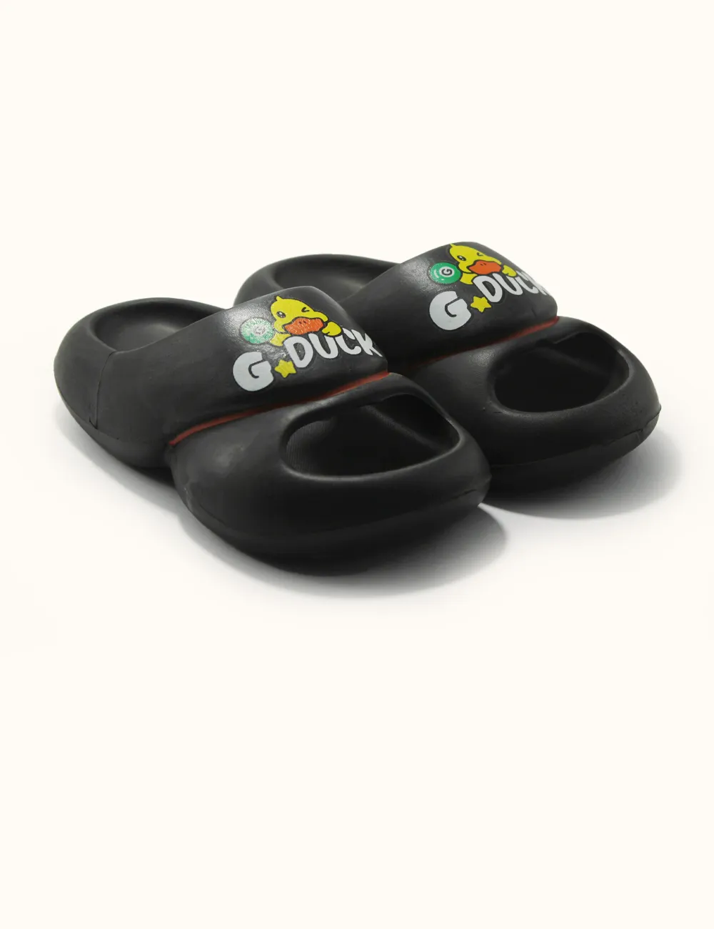 Black | Soft Slippers for Kids