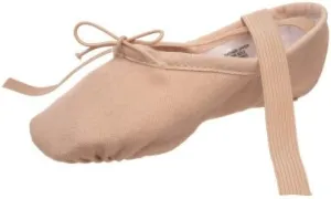 Bloch Girl's Pump Split Sole Canvas Ballet Shoe/Slipper, Pink, 12 A US Little Kid