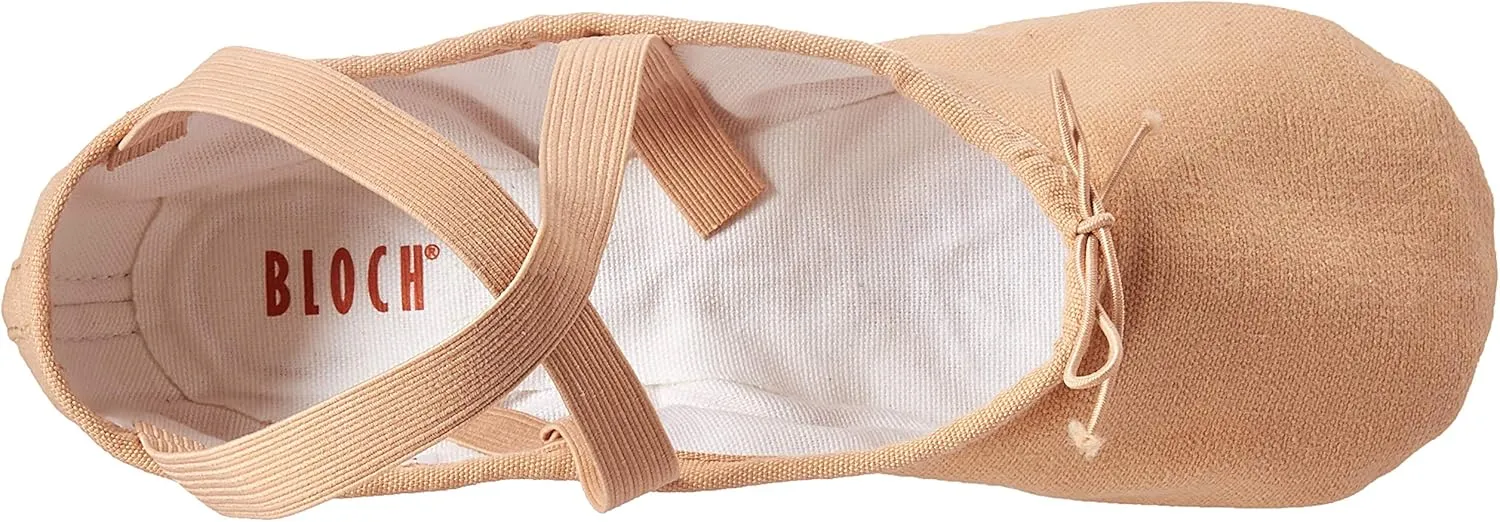 Bloch Women's Pump Split Sole Canvas Ballet Shoe/Slipper