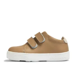 BROWN KICKS - SHOOSHOOS TODDLER KIDS SHOES LEATHER SNEAKER