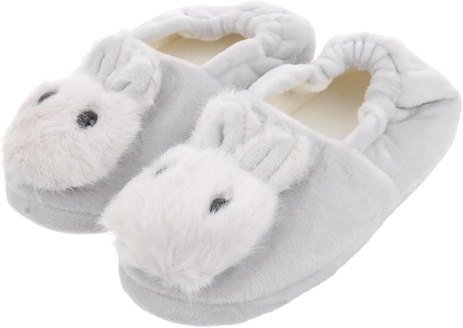 Bunny Slippers for Boys and Girls Warm Winter House Slippers Size 19/20