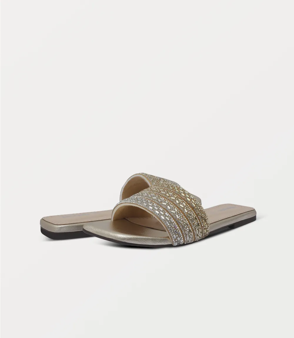 BW10304-GOLDEN-Women Slipper