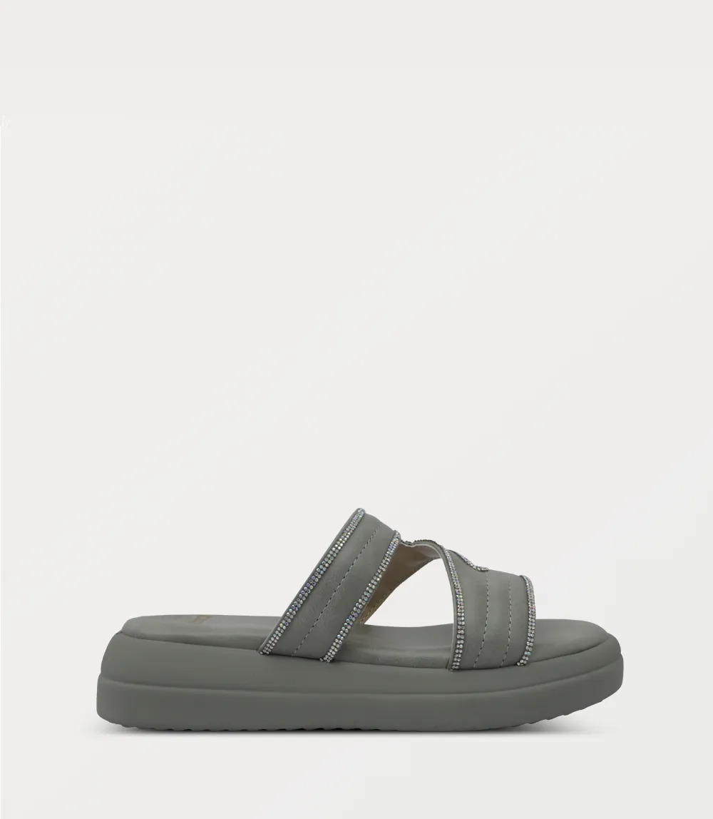 BW10385-MINT-Women Comfort Slipper