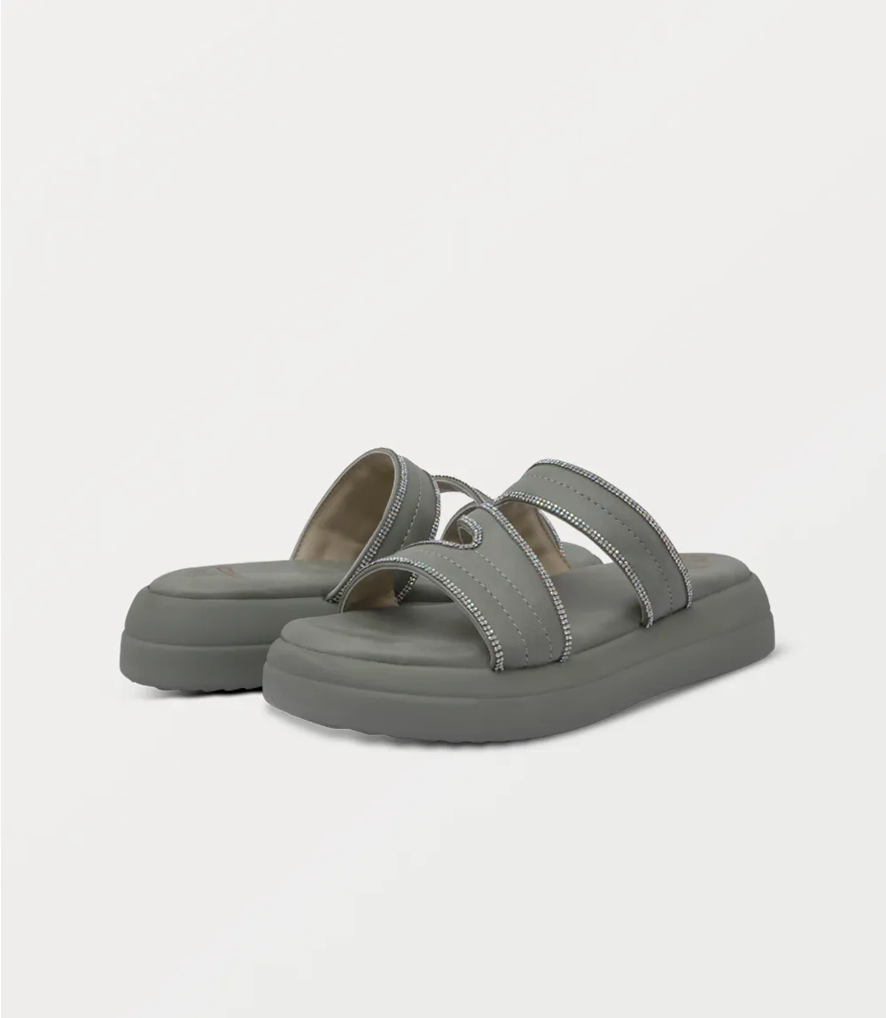 BW10385-MINT-Women Comfort Slipper