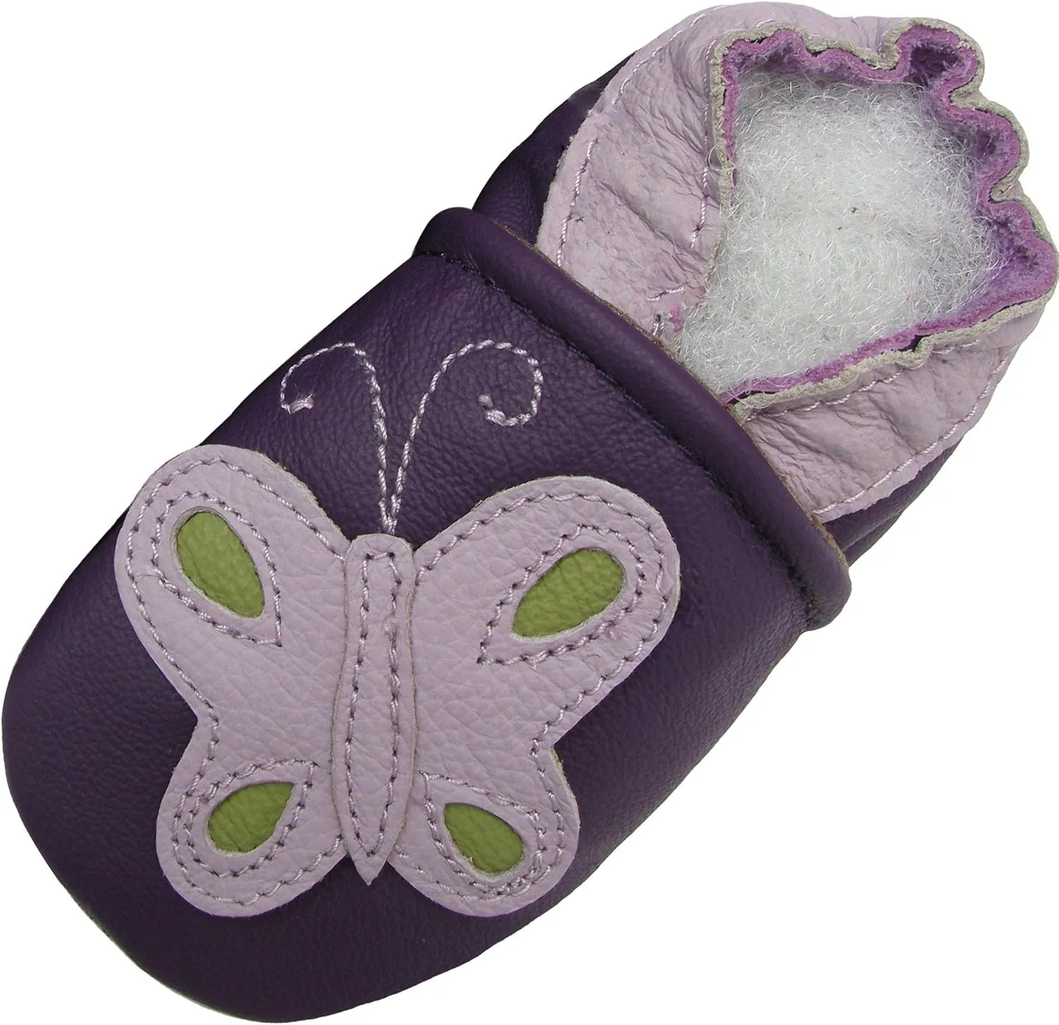 Carozoo Toddler Kids Unisex Slipper Animal Flower Soft Sole Leather Baby Shoes