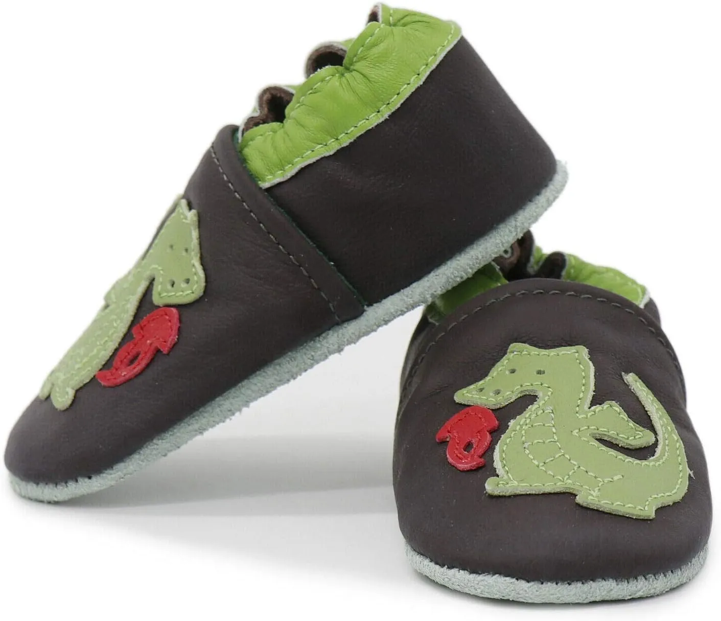 Carozoo Toddler Kids Unisex Slipper Animal Flower Soft Sole Leather Baby Shoes