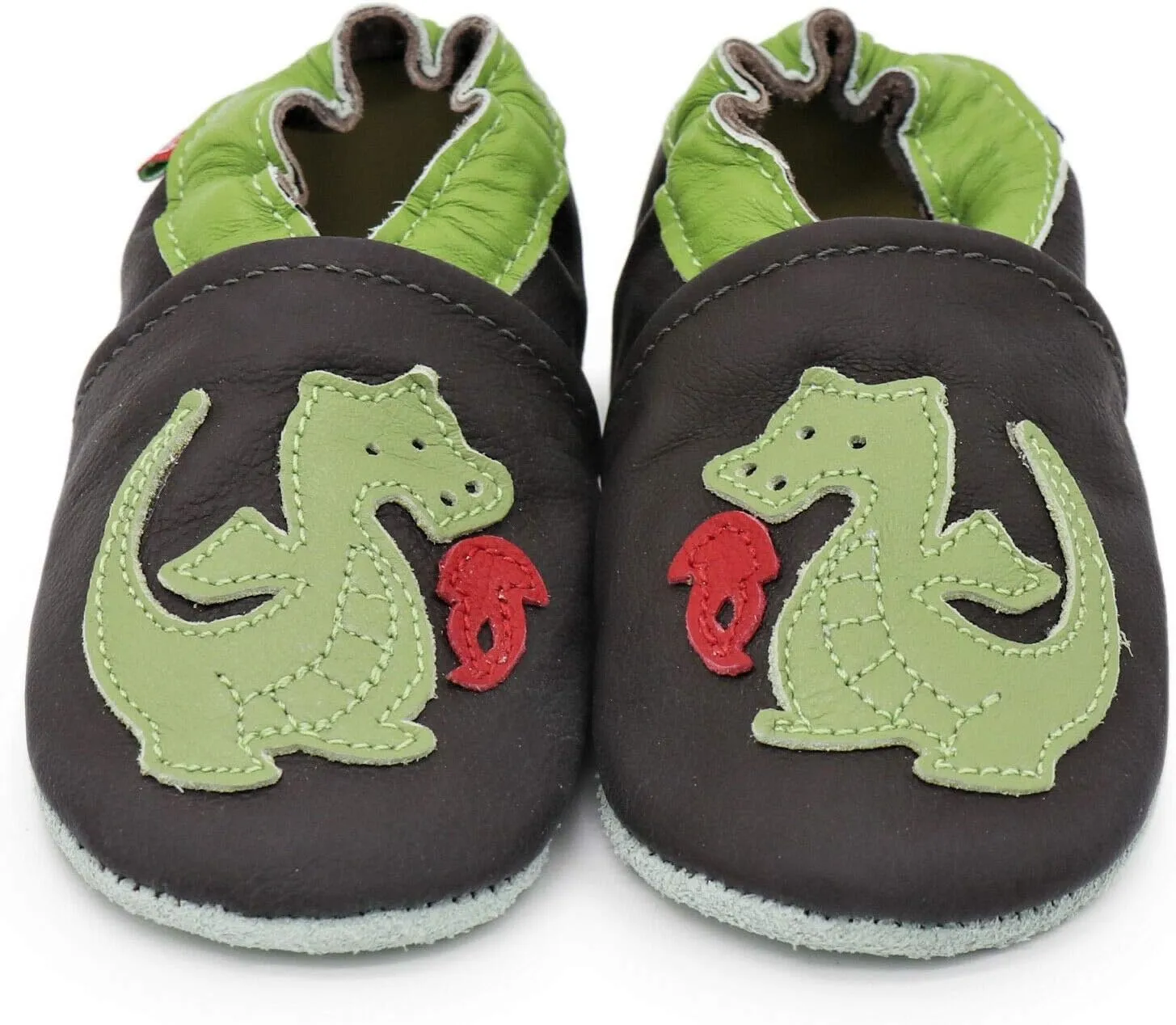Carozoo Toddler Kids Unisex Slipper Animal Flower Soft Sole Leather Baby Shoes