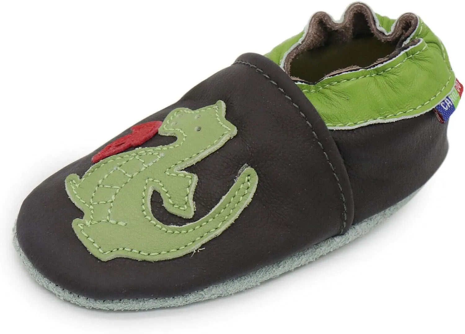 Carozoo Toddler Kids Unisex Slipper Animal Flower Soft Sole Leather Baby Shoes