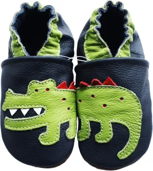 Carozoo Toddler Kids Unisex Slipper Animal Flower Soft Sole Leather Baby Shoes