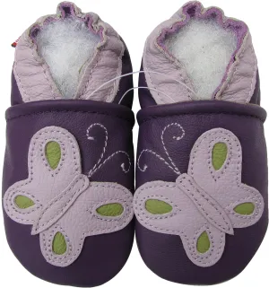 Carozoo Toddler Kids Unisex Slipper Animal Flower Soft Sole Leather Baby Shoes
