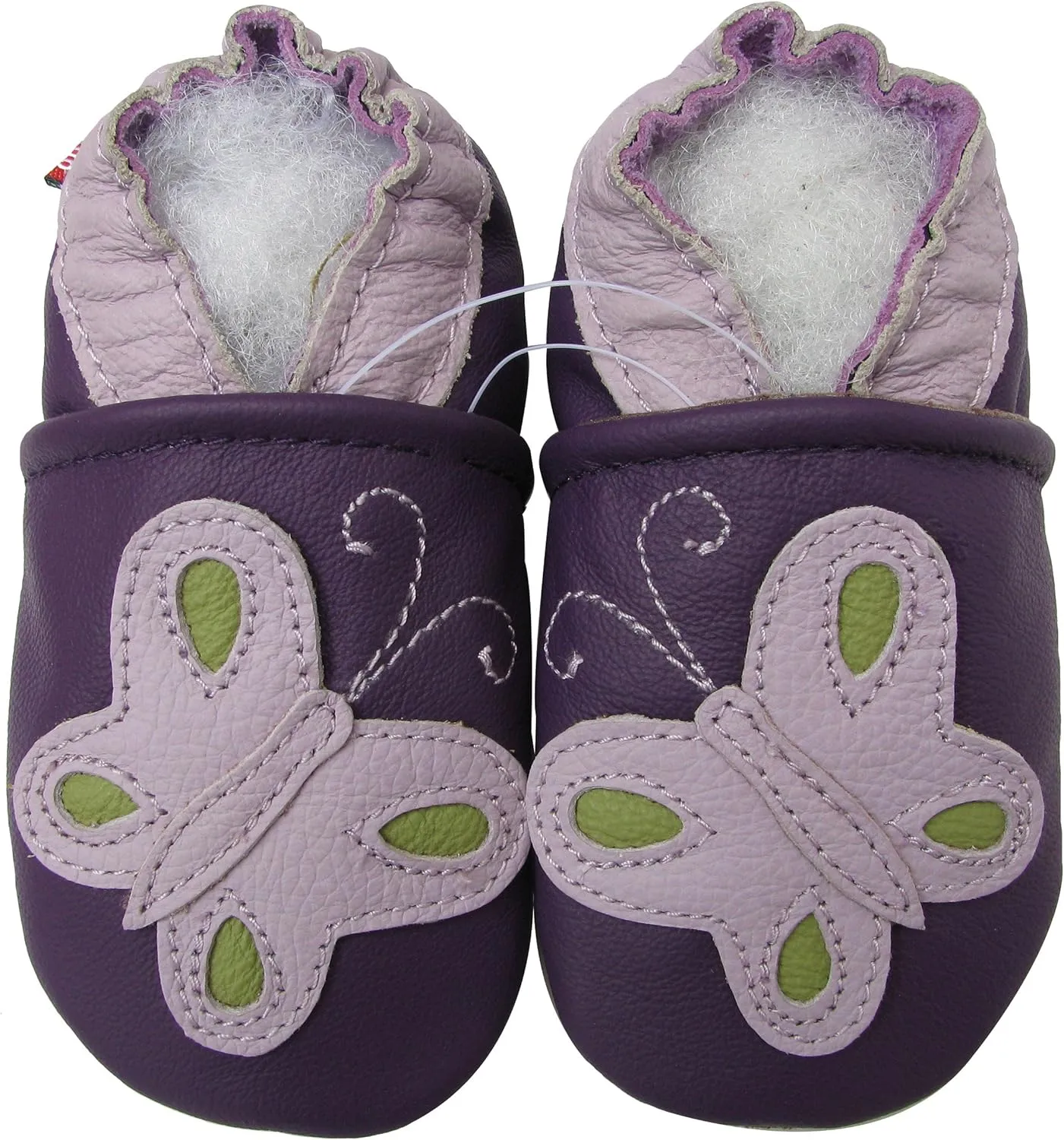 Carozoo Toddler Kids Unisex Slipper Animal Flower Soft Sole Leather Baby Shoes