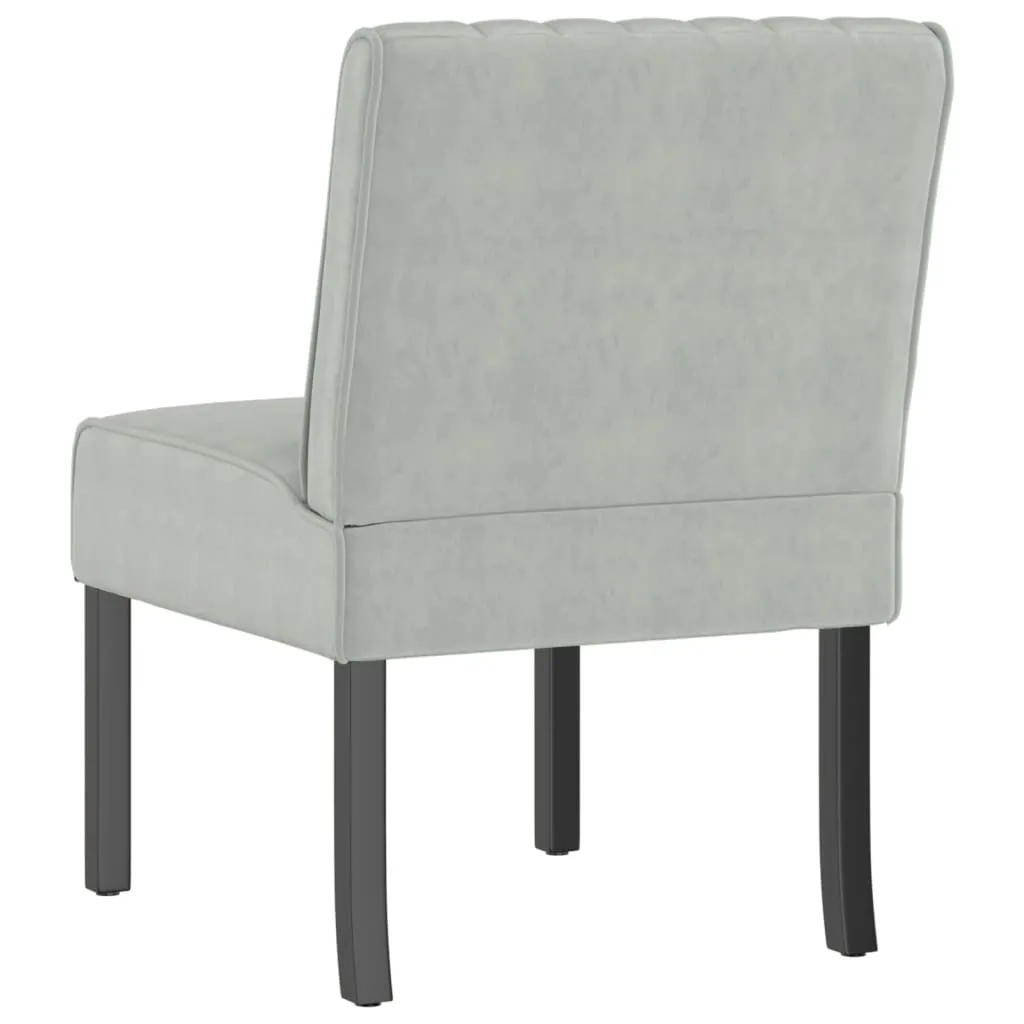 Chair Upholstered Accent Slipper Lounge Chair with Wood Legs Velvet
