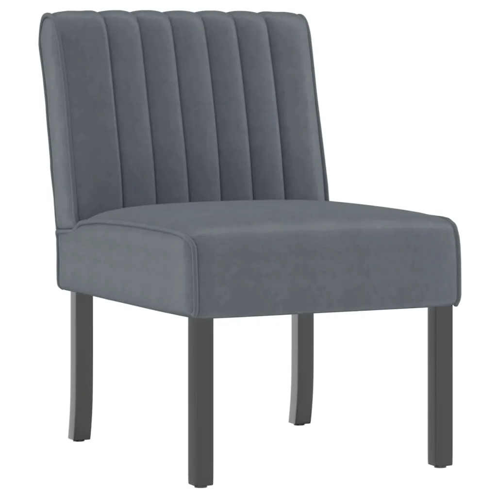 Chair Upholstered Accent Slipper Lounge Chair with Wood Legs Velvet