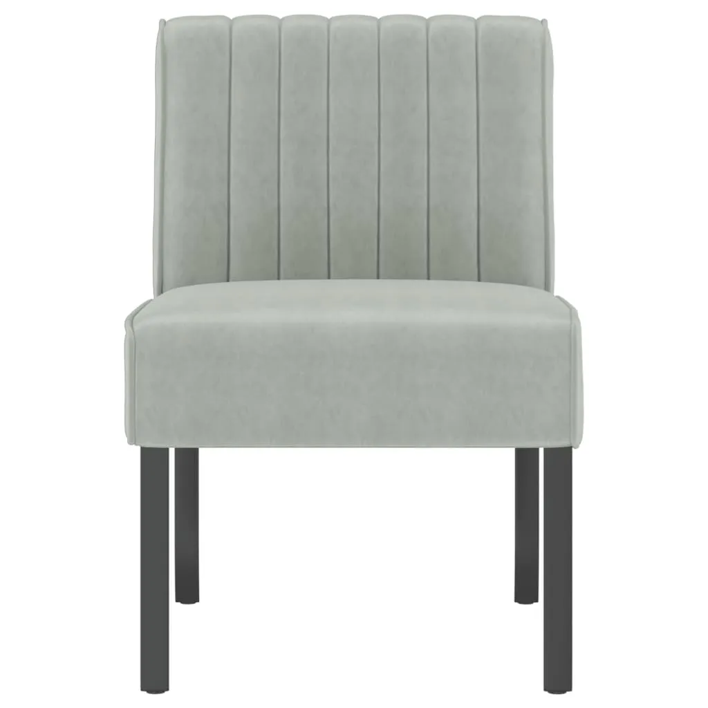 Chair Upholstered Accent Slipper Lounge Chair with Wood Legs Velvet