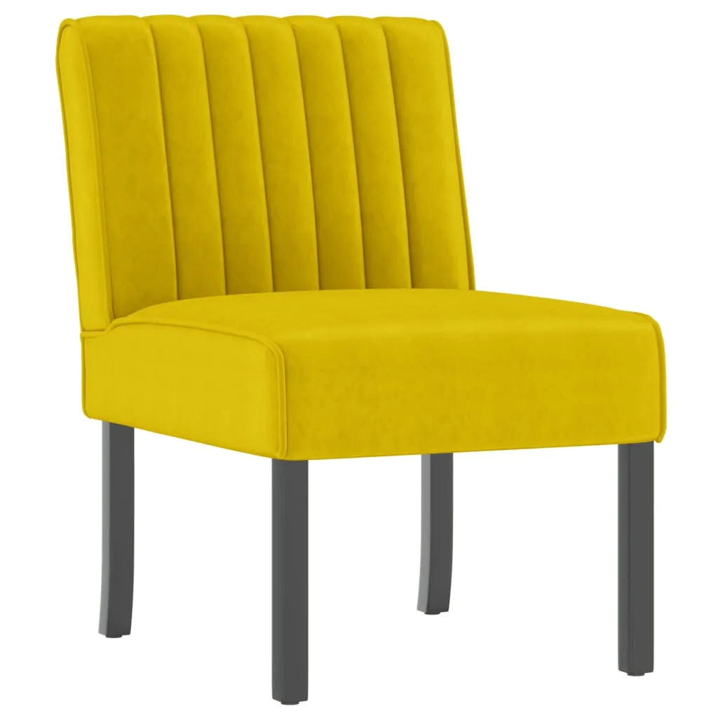 Chair Upholstered Accent Slipper Lounge Chair with Wood Legs Velvet