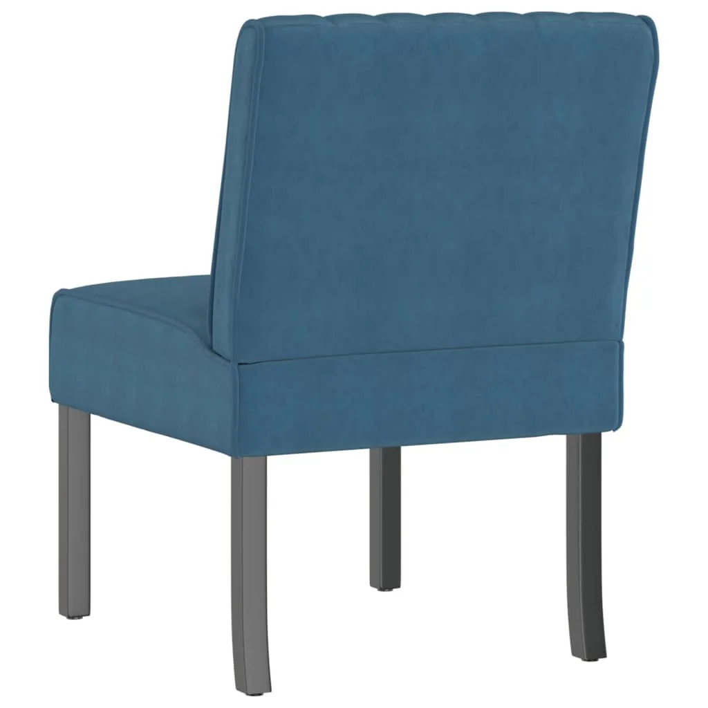 Chair Upholstered Accent Slipper Lounge Chair with Wood Legs Velvet