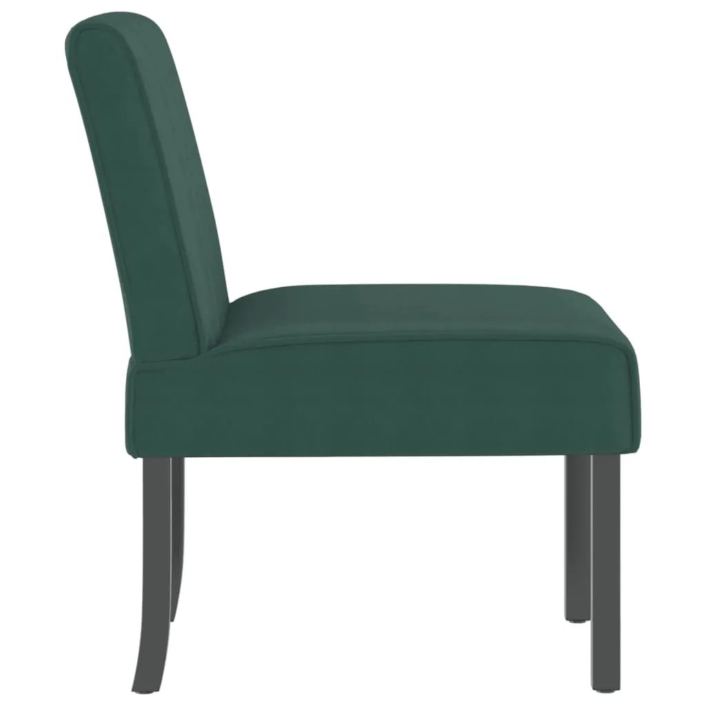 Chair Upholstered Accent Slipper Lounge Chair with Wood Legs Velvet