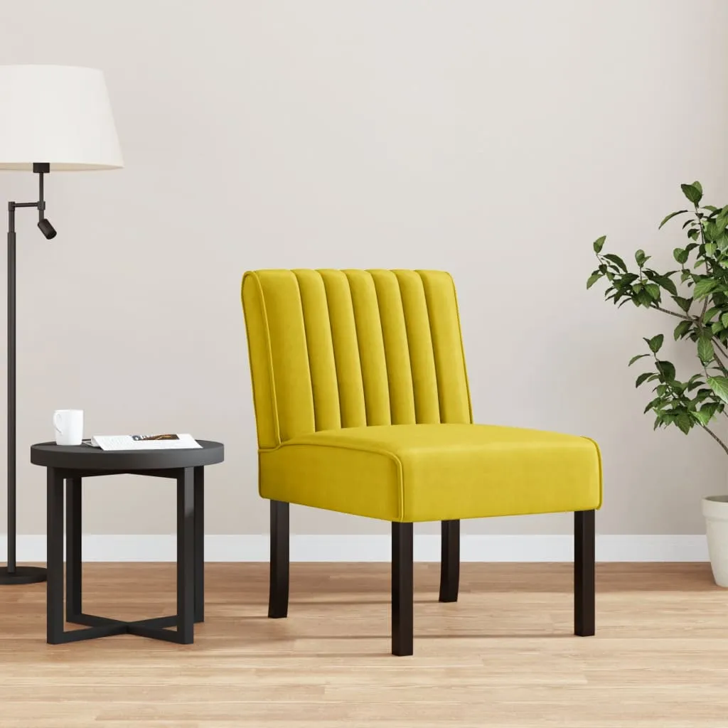 Chair Upholstered Accent Slipper Lounge Chair with Wood Legs Velvet