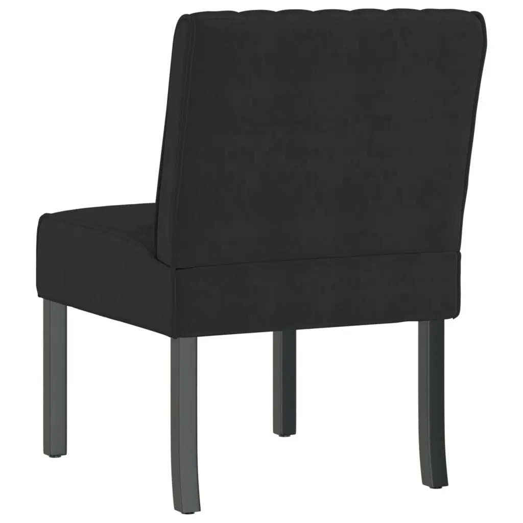 Chair Upholstered Accent Slipper Lounge Chair with Wood Legs Velvet