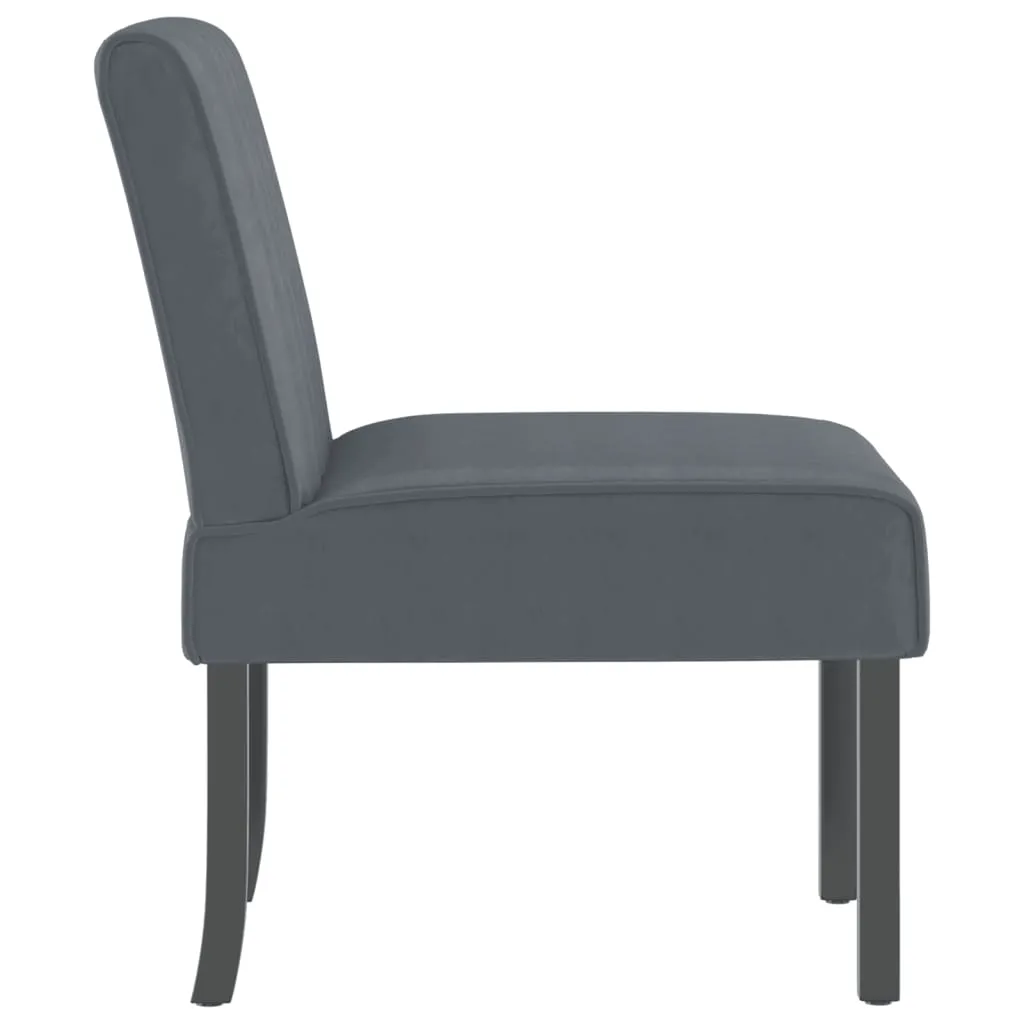 Chair Upholstered Accent Slipper Lounge Chair with Wood Legs Velvet