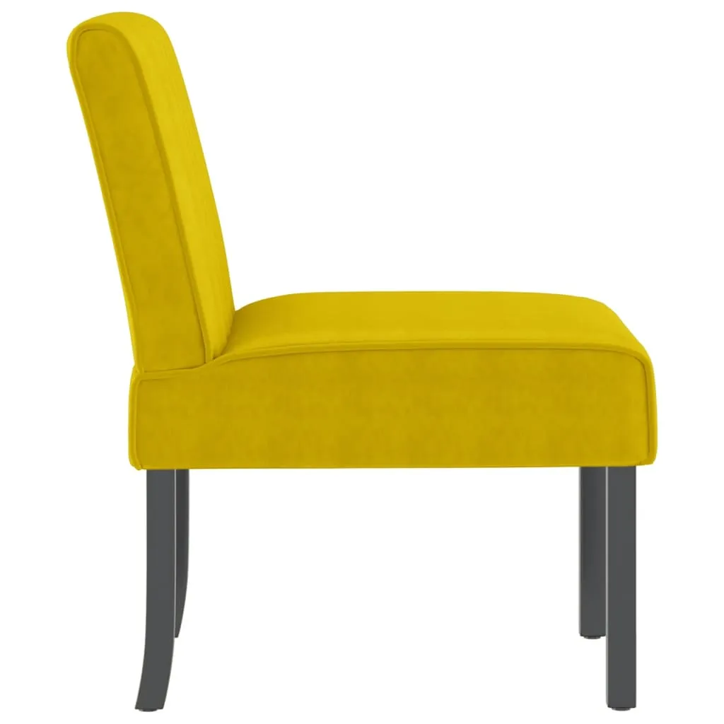 Chair Upholstered Accent Slipper Lounge Chair with Wood Legs Velvet