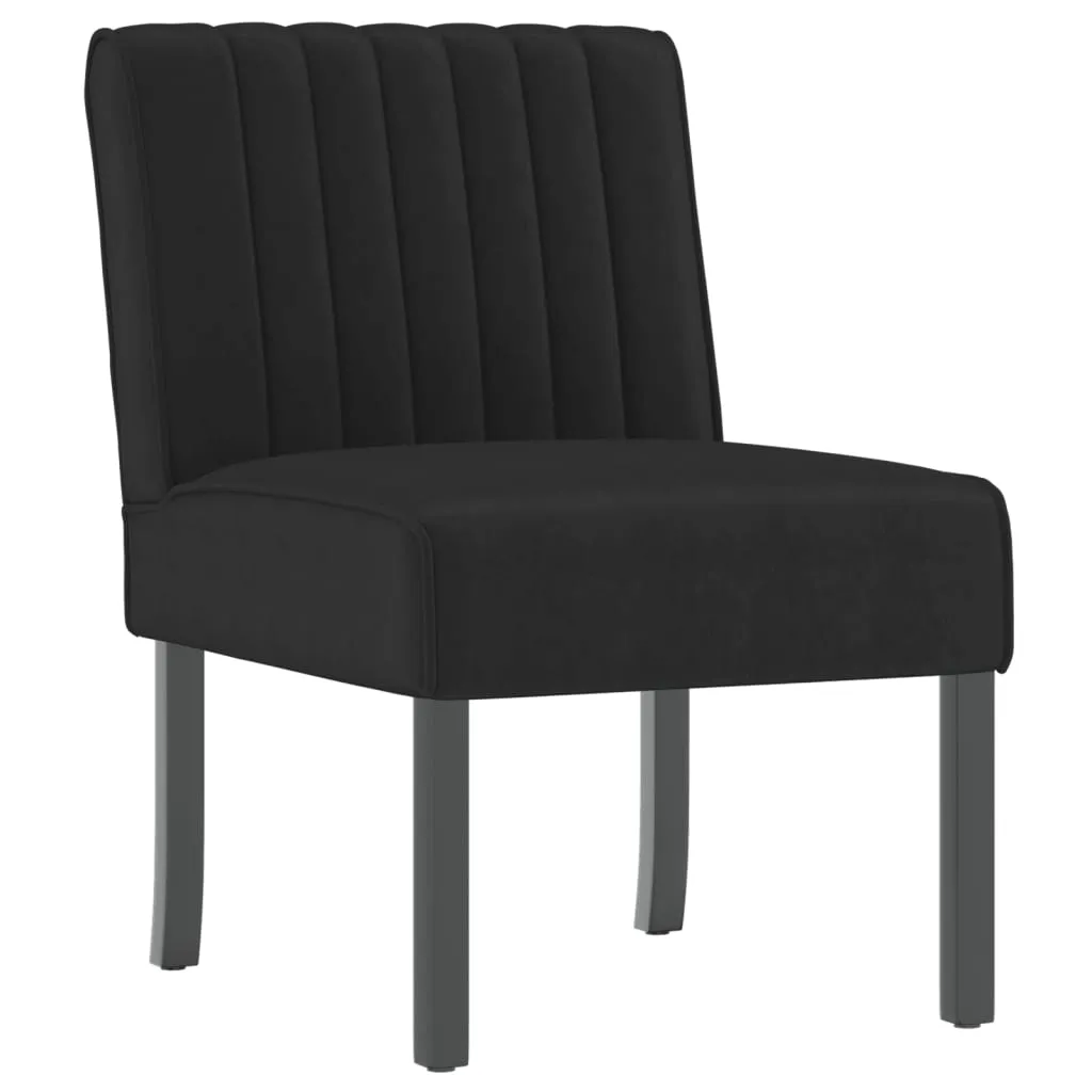 Chair Upholstered Accent Slipper Lounge Chair with Wood Legs Velvet