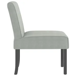 Chair Upholstered Accent Slipper Lounge Chair with Wood Legs Velvet