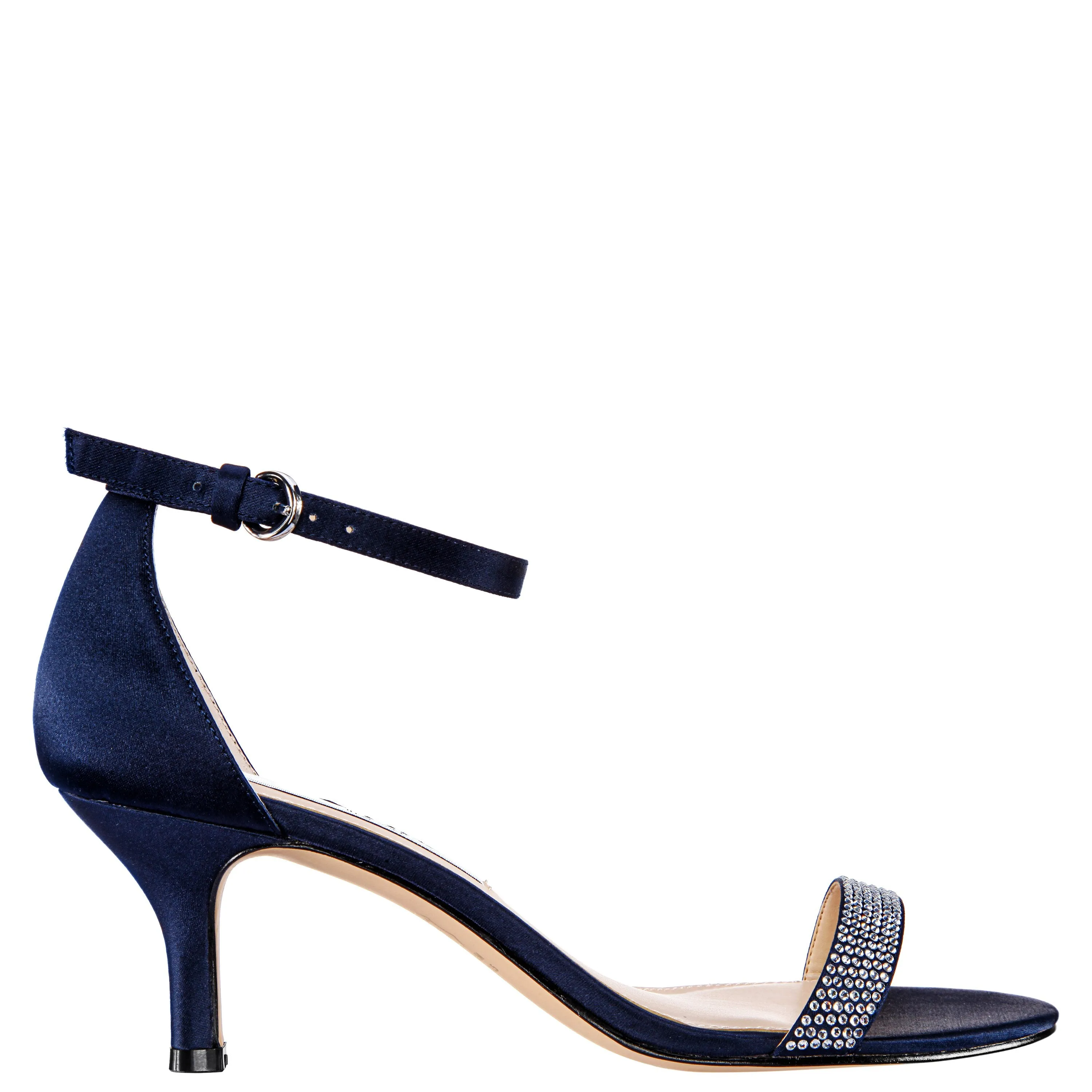 CLARICE-NEW NAVY-LUSTER SATIN