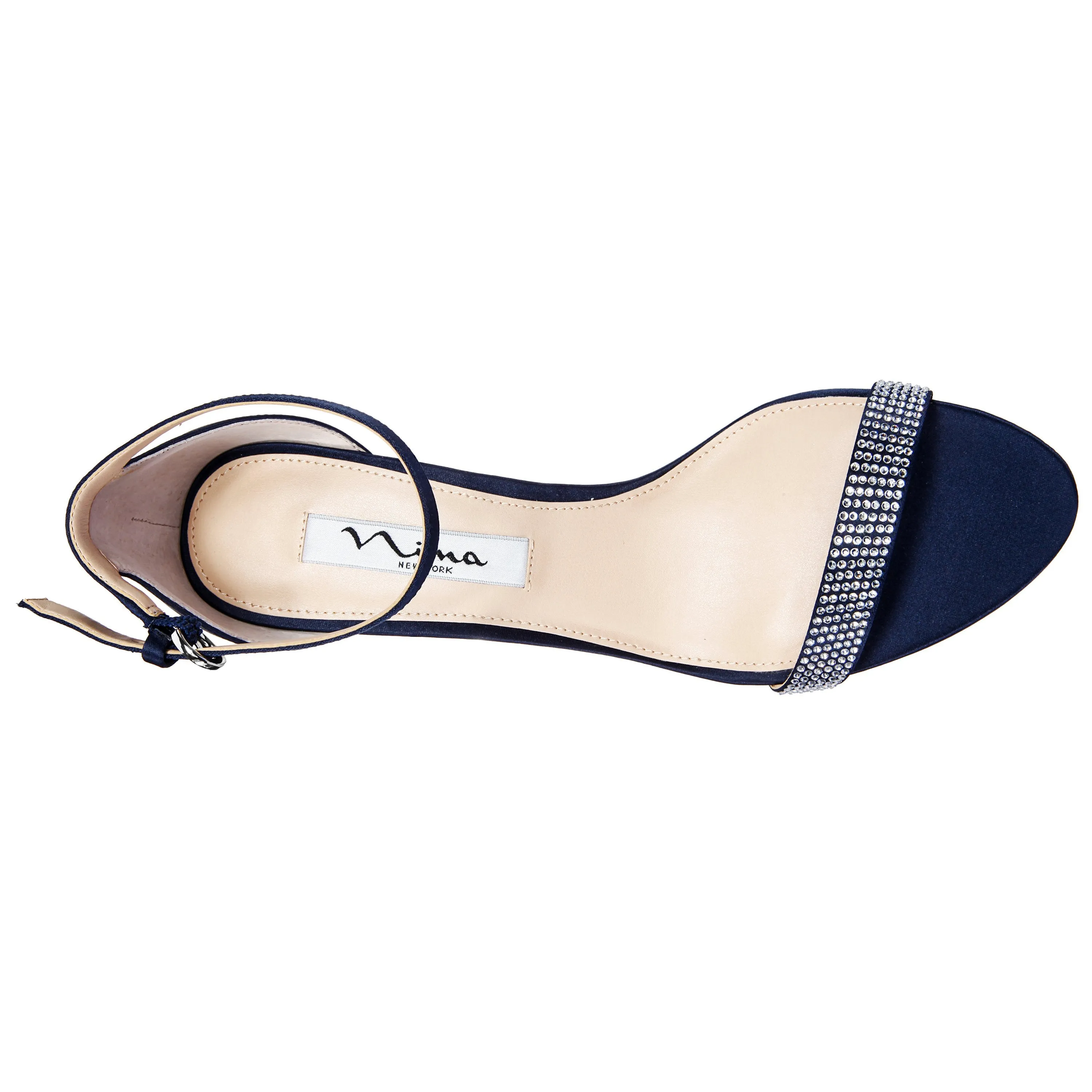 CLARICE-NEW NAVY-LUSTER SATIN