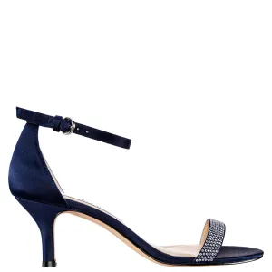 CLARICE-NEW NAVY-LUSTER SATIN