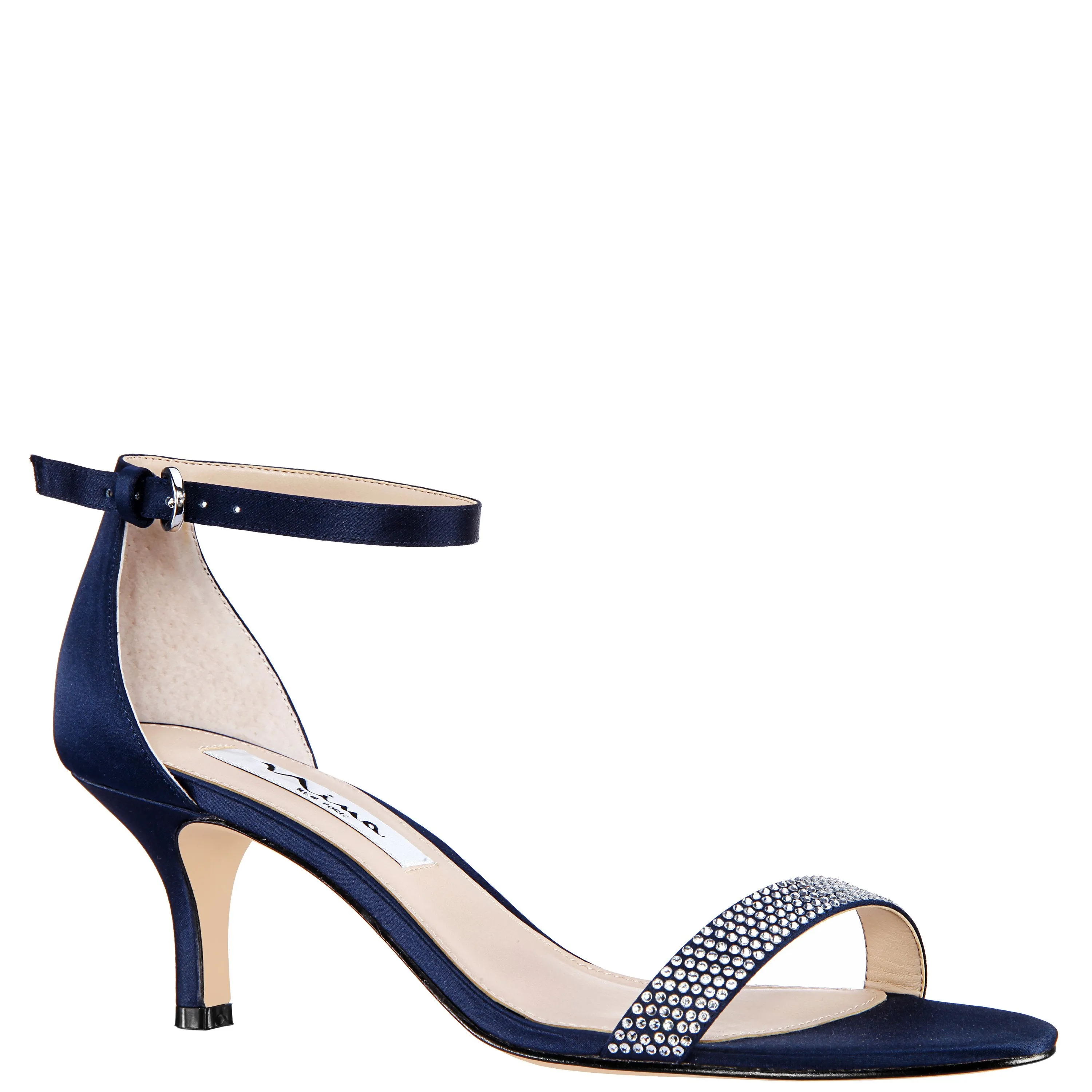 CLARICE-NEW NAVY-LUSTER SATIN