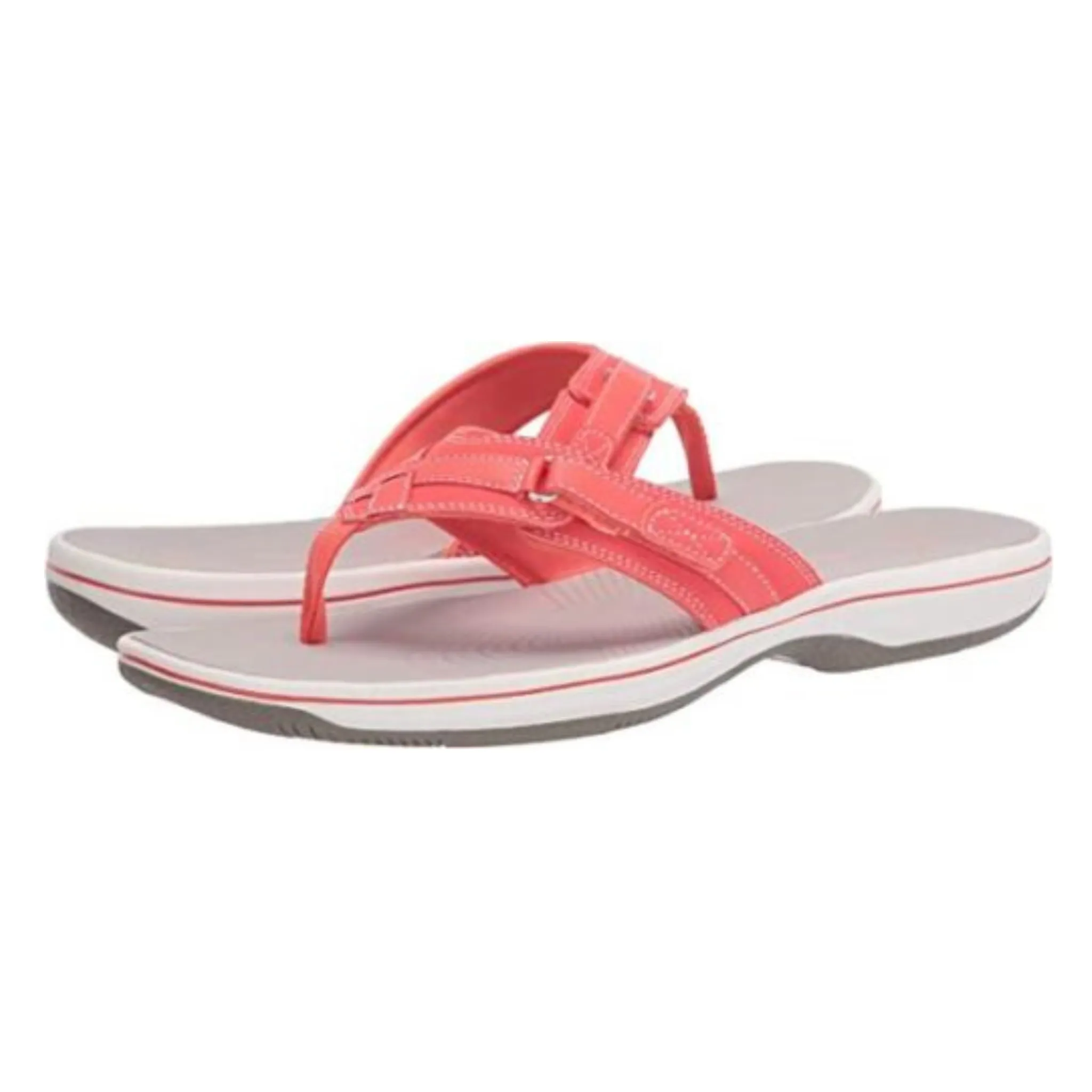 Clarks Women's Breeze Sea Bright Coral | Navy | Black Snake | Turquoise Ombre