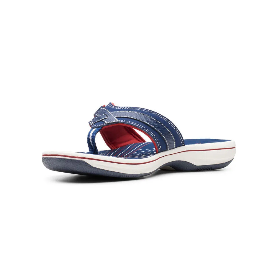 Clarks Women's Breeze Sea H Aqua | Navy/Red
