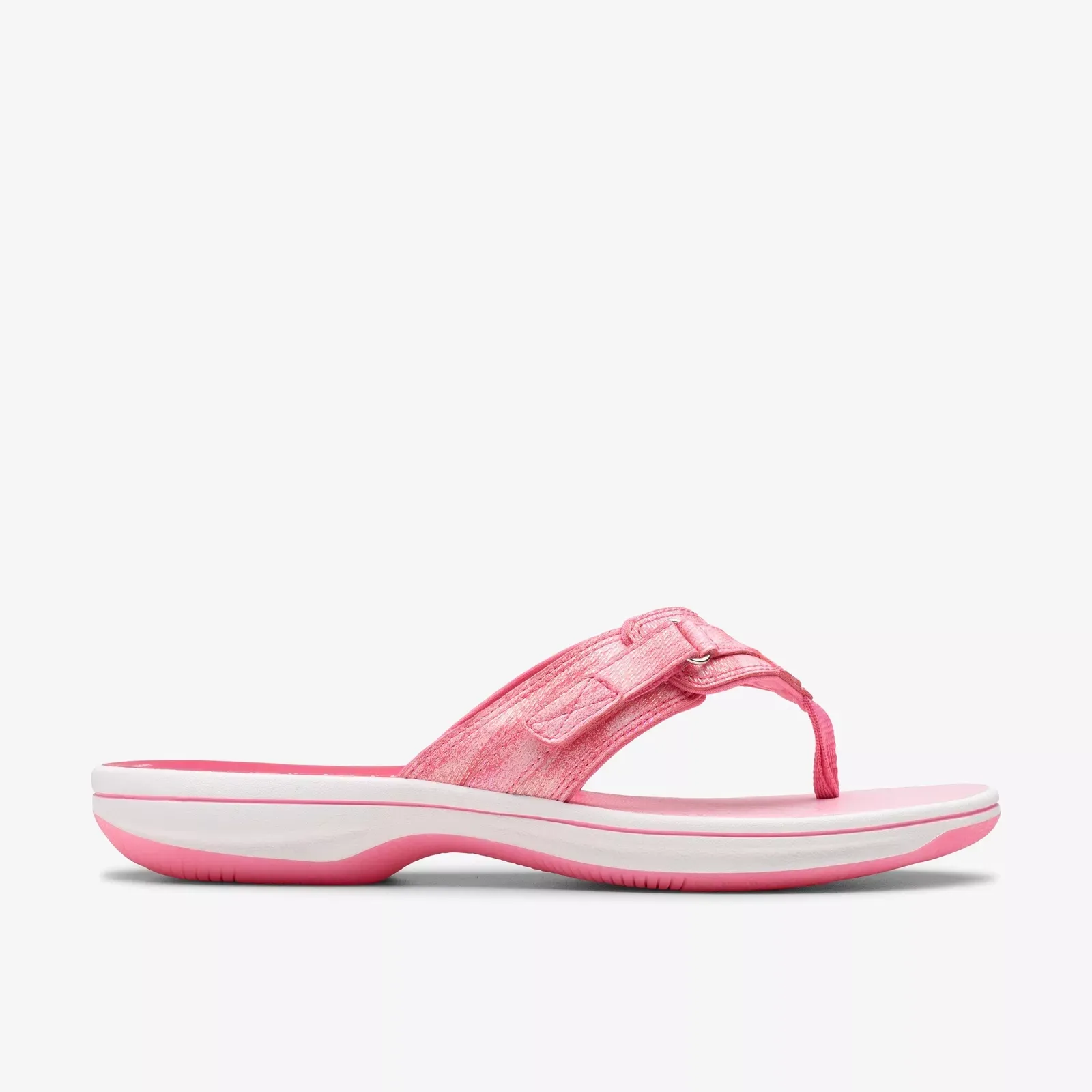 Clarks Women's Breeze Sea H Black Snake | Pink Ombre